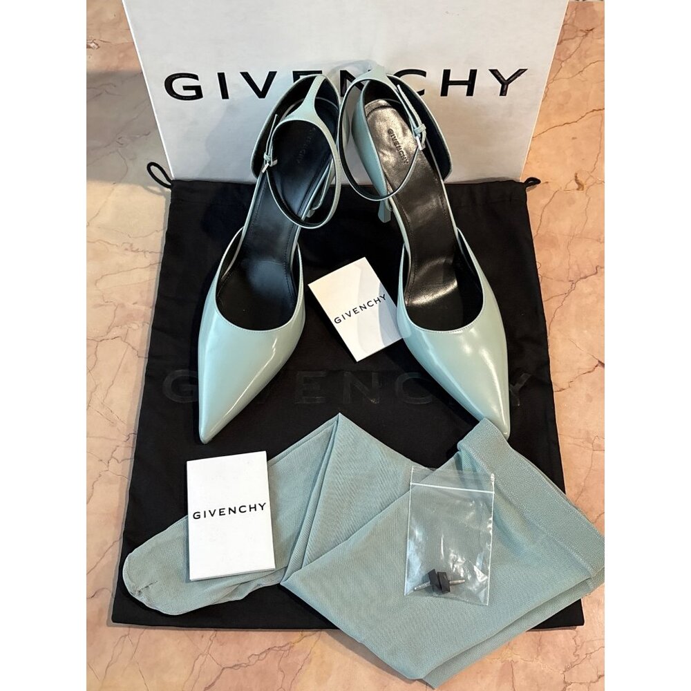 Givenchy Show Stocking Pumps in Grey 41 with Box Womens High Heels Boots Leather - Picture 7 of 16